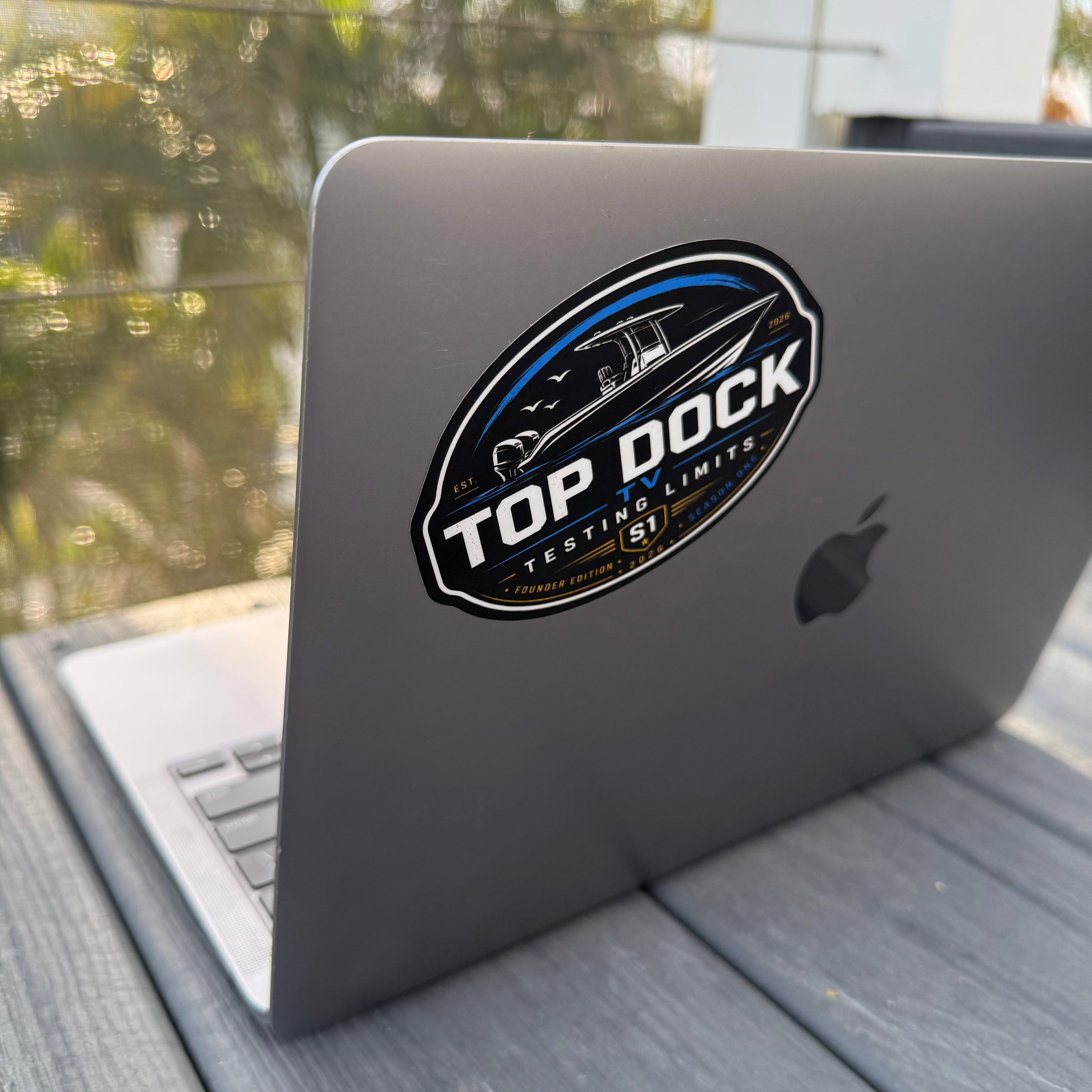 Top Dock TV Season 1 Testing Limits Vinyl Sticker