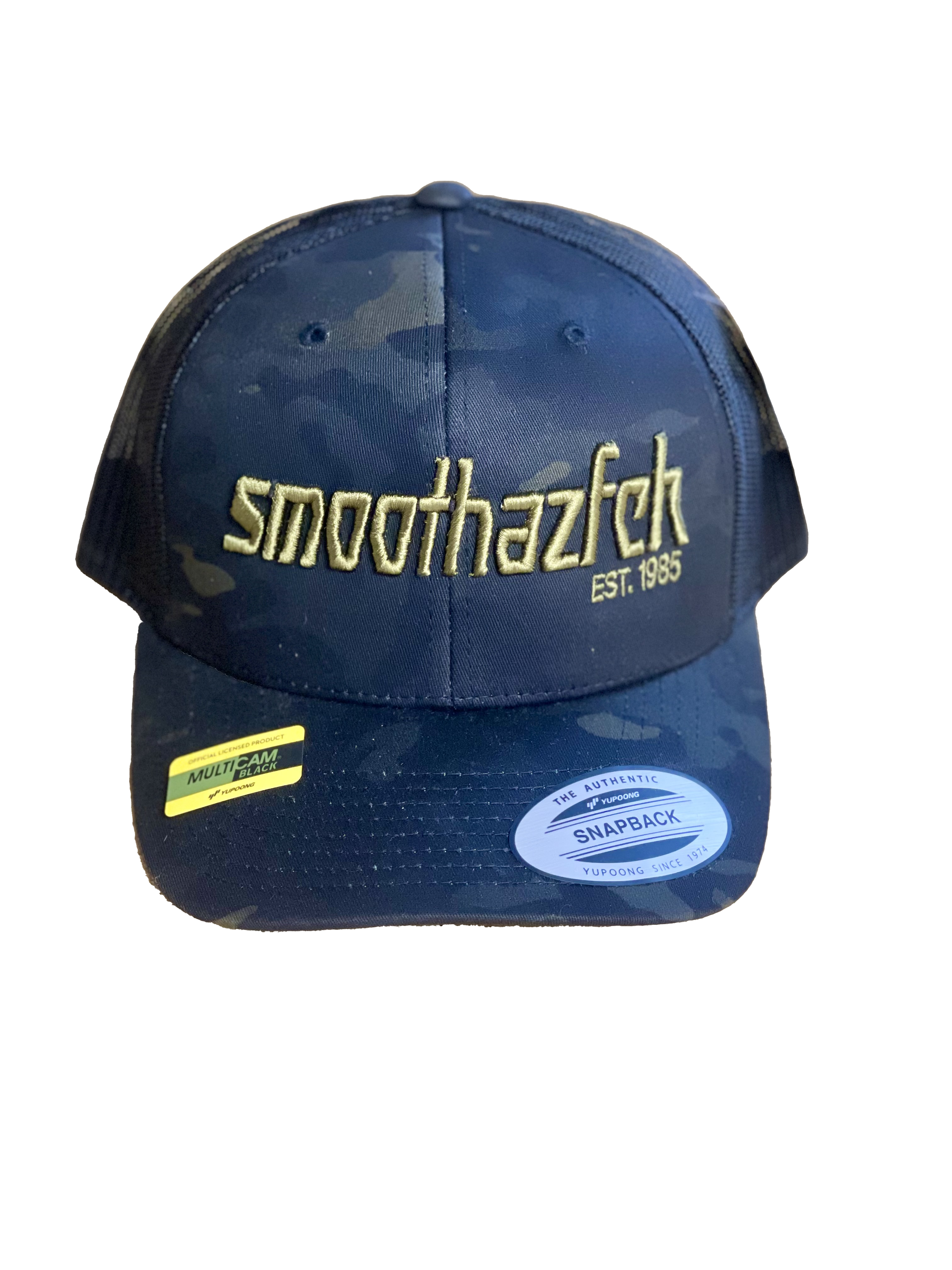 SMOOTHAZFCK Stitch Logo Snapback Hat