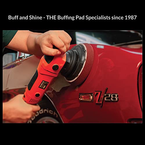 Buff and Shine Foam Yellow Polishing Pad 1, 2, 3, 5, & 6 Inch Pads