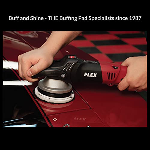 Buff and Shine Foam Yellow Polishing Pad 1, 2, 3, 5, & 6 Inch Pads