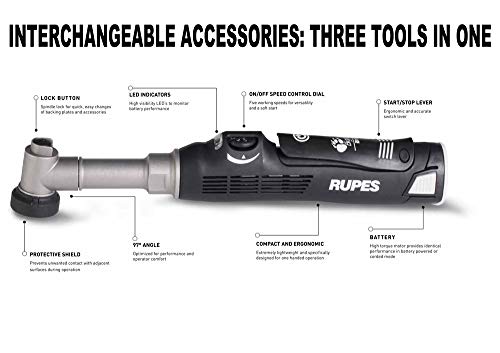 RUPES Bigfoot Nano with iBrid Technology Long Neck Polisher Kit