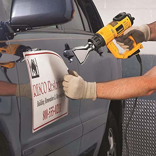DEWALT Heat Gun with LCD Display & Hard Case/Accessory Kit (D26960K) , Yellow