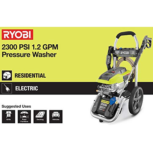 Ryobi 2,300 PSI 1.2 GPM High Performance Electric Pressure Washer